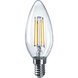 Лампа светодиодная LED 6вт Е14 теплый свеча FILAMENT NAVIGATOR 20465